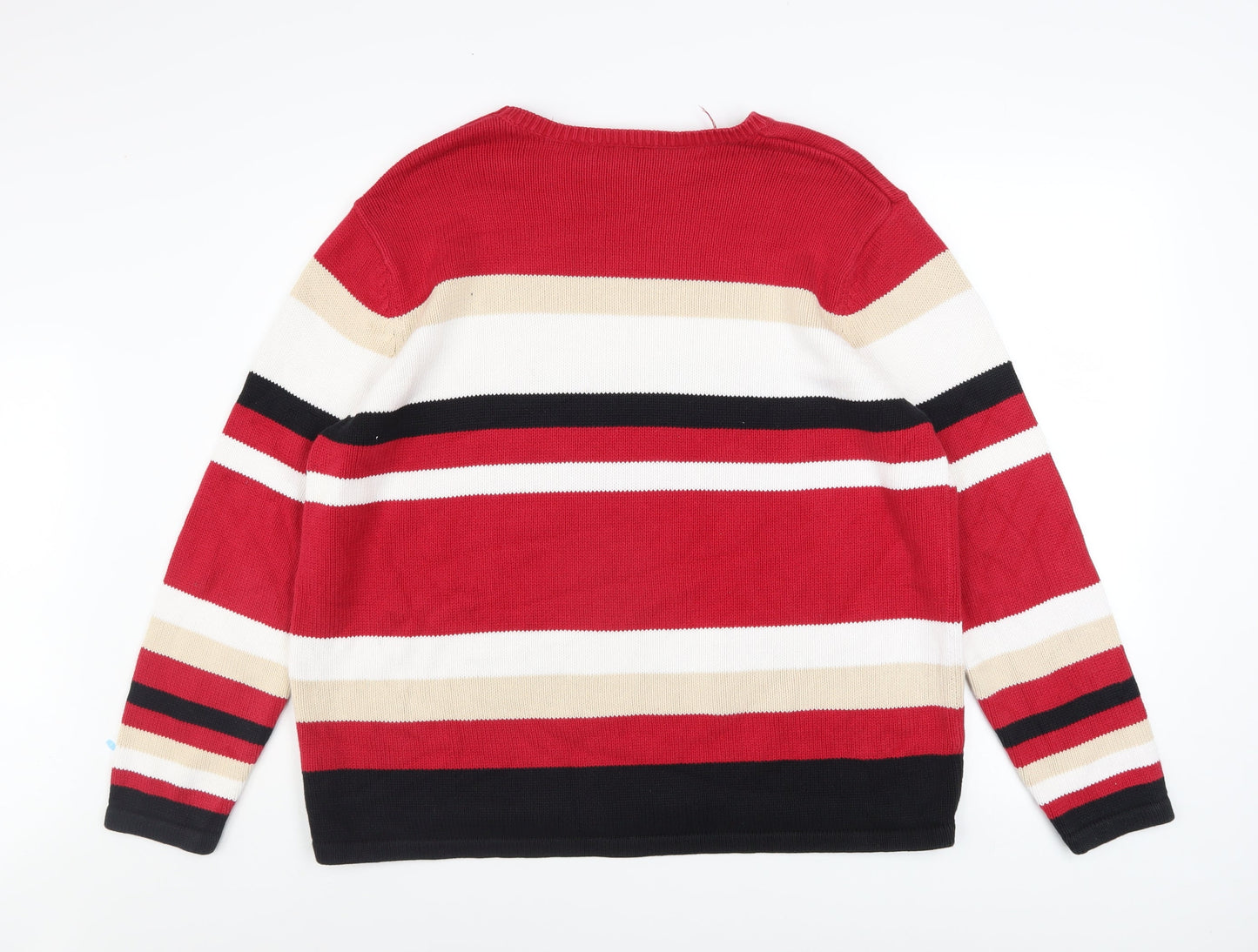 Mens UK Size XL Croft & Barrow Red Pullover Jumper