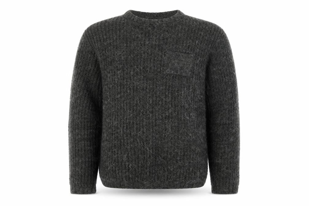 Mens UK Size M Label Lab Grey Pullover Jumper
