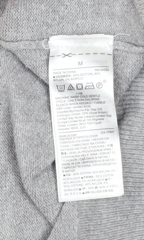 Womens UK Size M Gap Grey Pullover Jumper