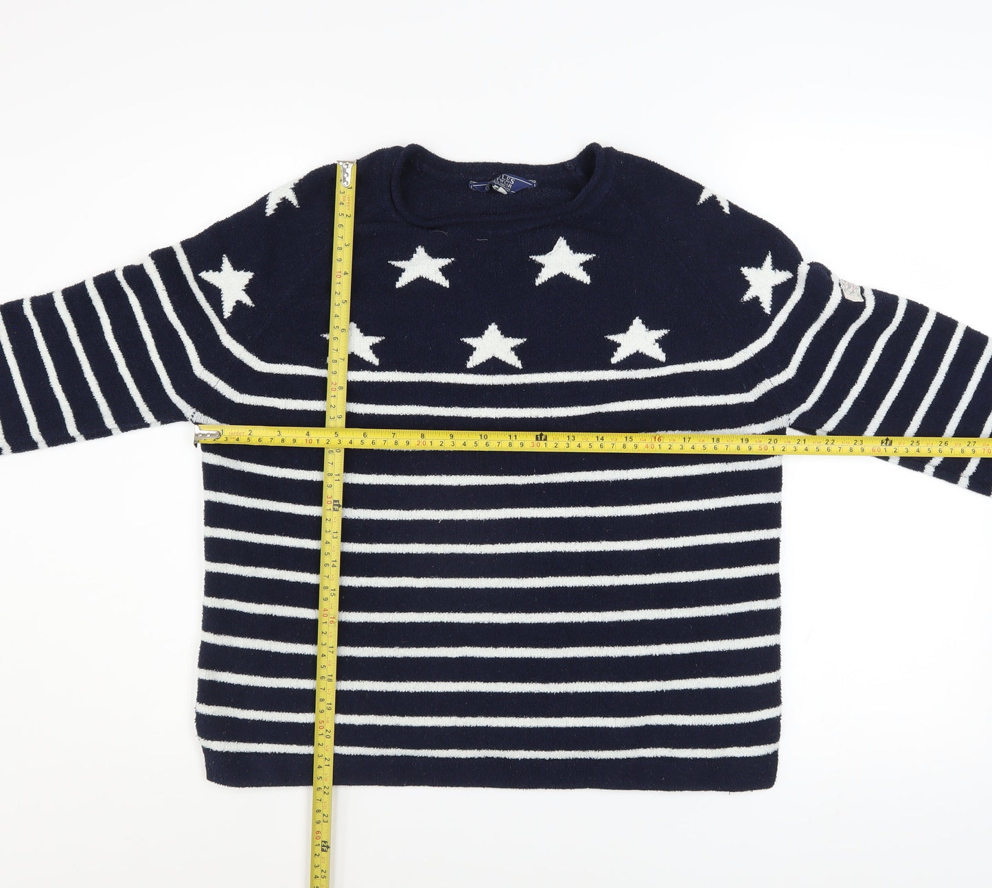 Womens UK Size 12 Joules Blue Pullover Sweatshirt