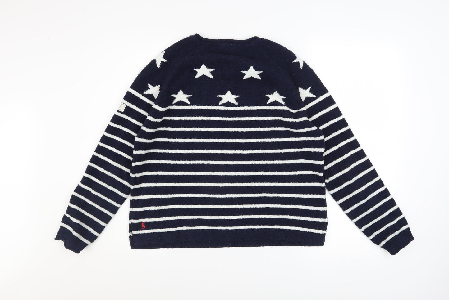 Womens UK Size 12 Joules Blue Pullover Sweatshirt