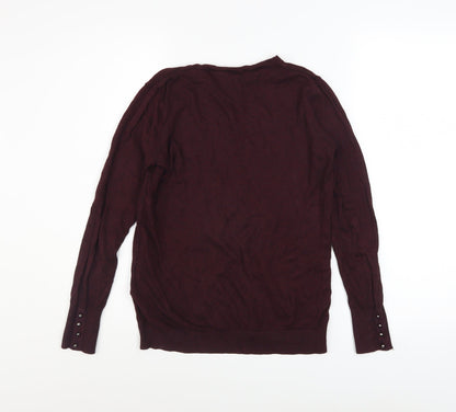 Womens UK Size 12 Warehouse Brown Pullover Jumper