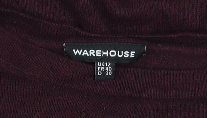 Womens UK Size 12 Warehouse Brown Pullover Jumper