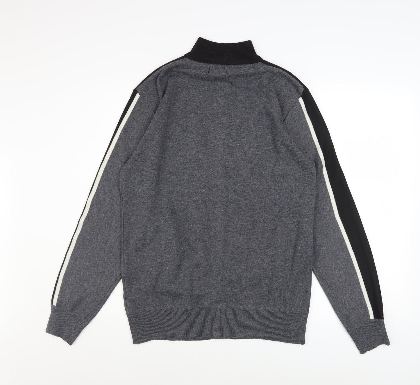 Mens UK Size M Brave Soul Grey Running & JoggingGym & TrainingCasual Jacket