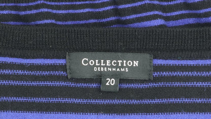 Womens UK Size 20 Debenhams Blue Pullover Jumper