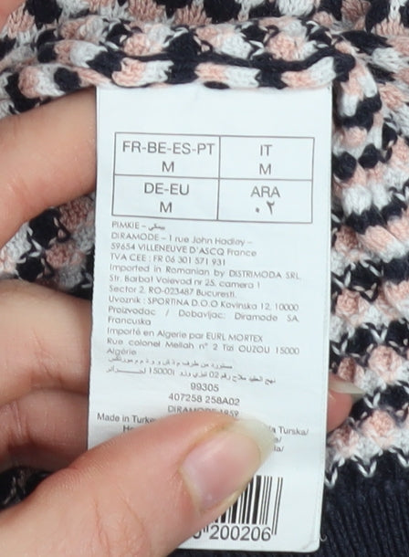 Womens UK Size 12 Pimkie Multicoloured Pullover Jumper