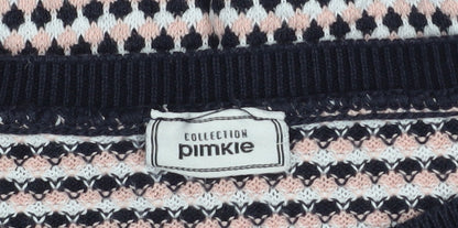 Womens UK Size 12 Pimkie Multicoloured Pullover Jumper
