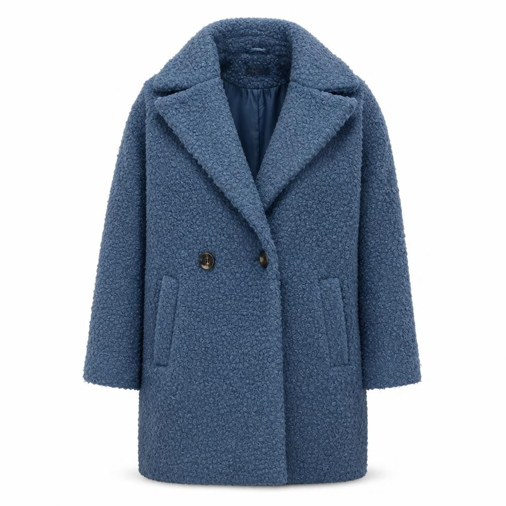 Womens UK Size 6 Primark Blue Overcoat