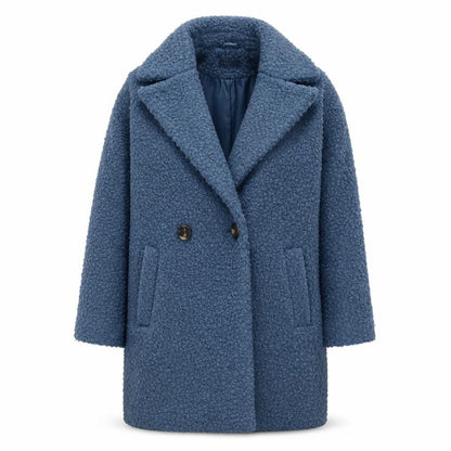 Womens UK Size 6 Primark Blue Overcoat