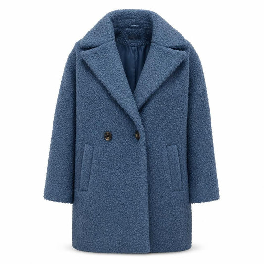 Womens UK Size 6 Primark Blue Overcoat