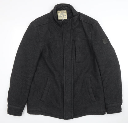 Mens UK Size M Wrangler Grey Basic Jacket