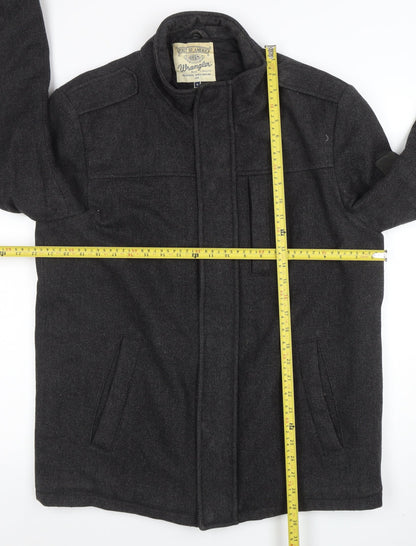 Mens UK Size M Wrangler Grey Basic Jacket