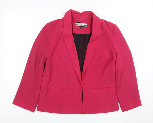 Womens UK Size 10 NEXT Regular Pink Blazer