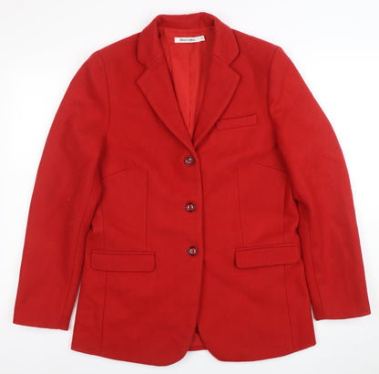 Womens UK Size 12 Alice Collins Regular Red Blazer