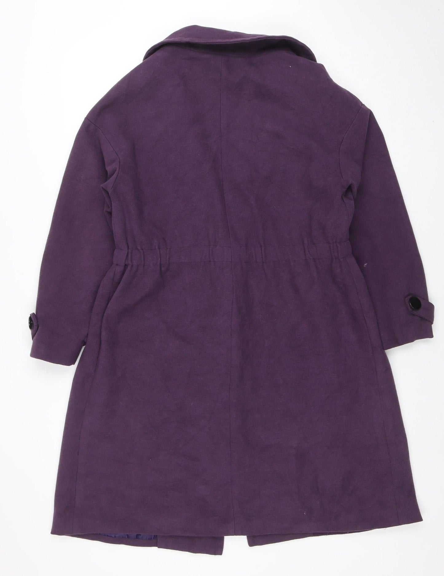Womens UK Size L Leazie Purple Overcoat