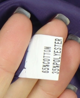 Womens UK Size L Leazie Purple Overcoat
