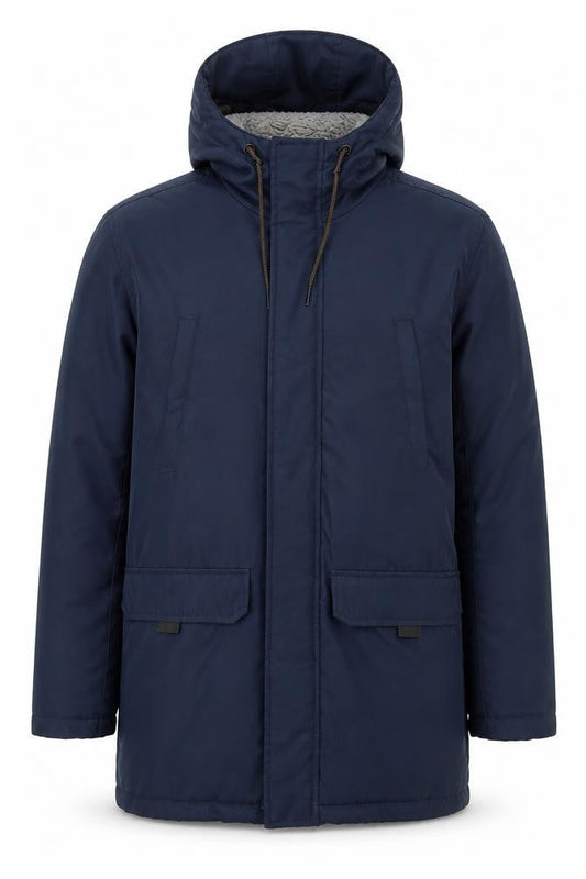 Mens UK Size S Avenue Blue Parka Coat