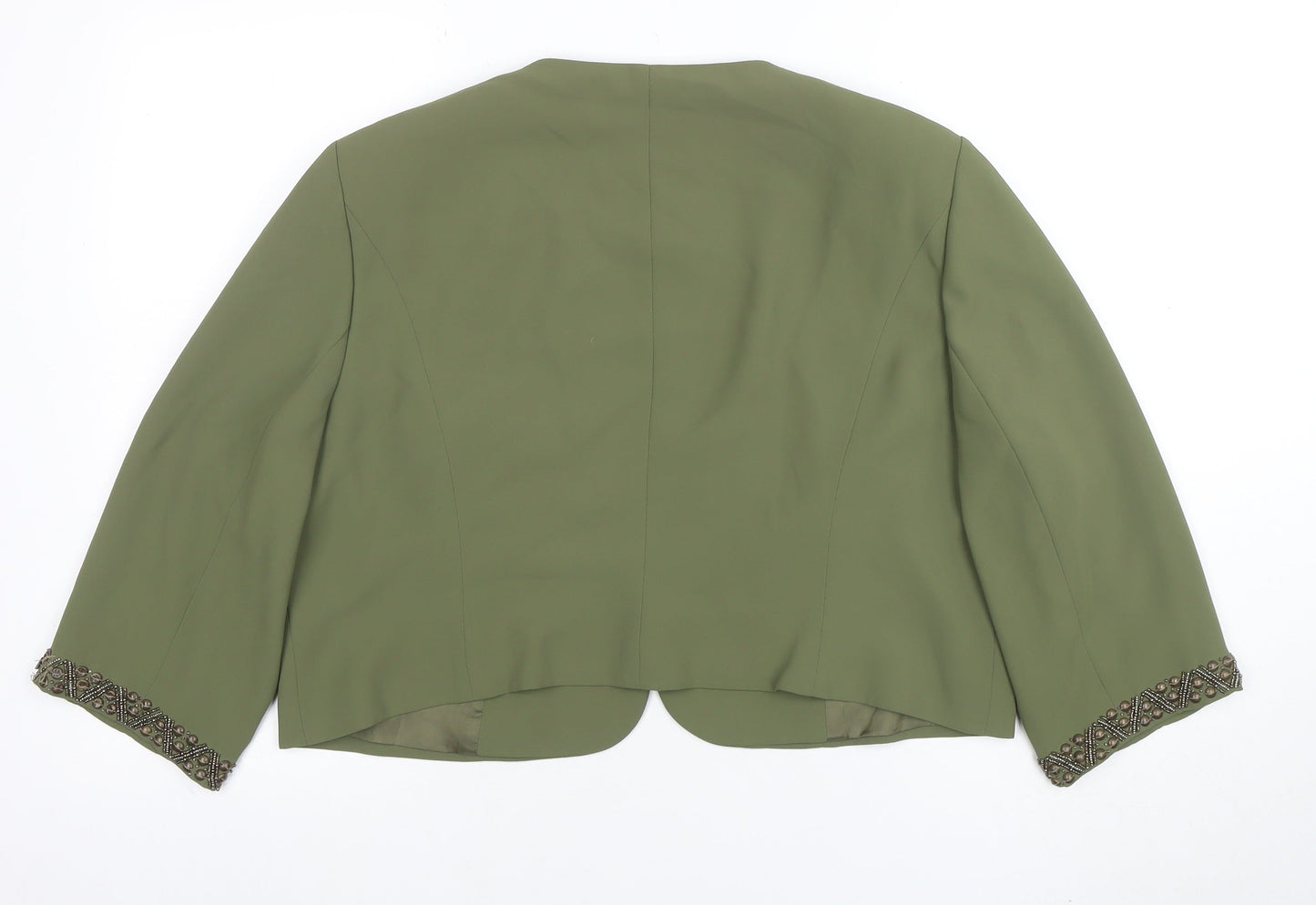 Womens UK Size 20 Jacques Vert Regular Green Blazer
