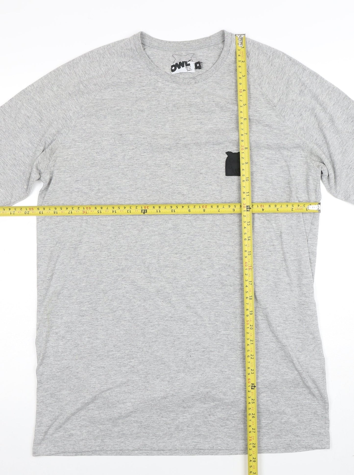 Mens UK Size M OWL Grey  T-Shirt