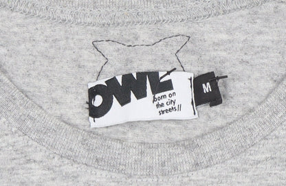 Mens UK Size M OWL Grey  T-Shirt