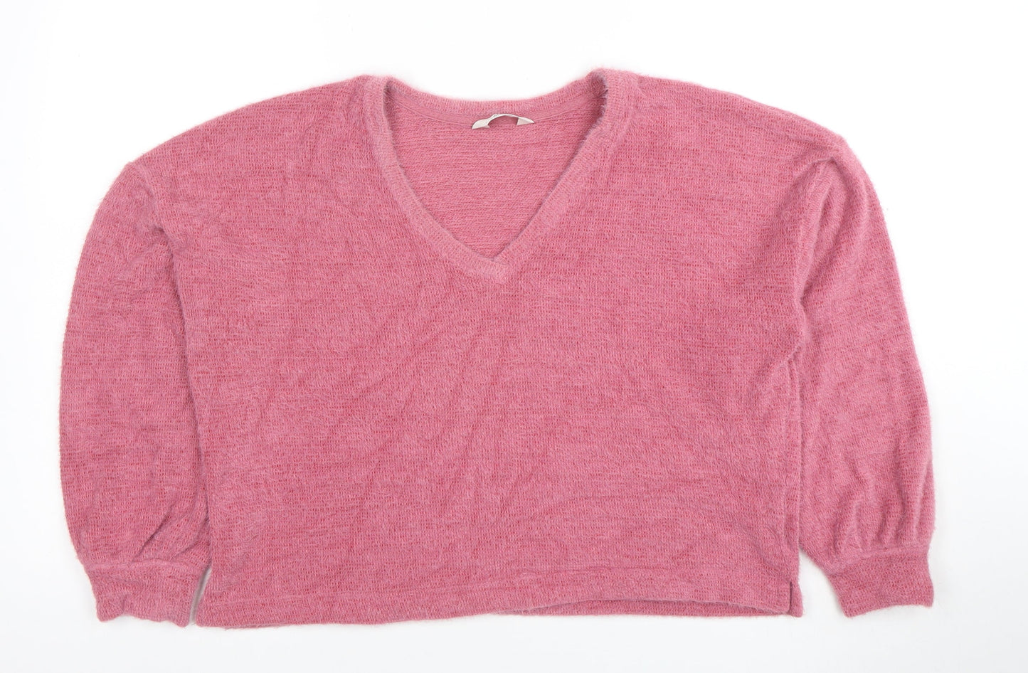 Womens UK Size M Marks and Spencer Pink Pullover Jumper