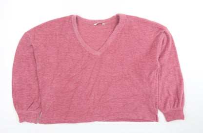 Womens UK Size M Marks and Spencer Pink Pullover Jumper