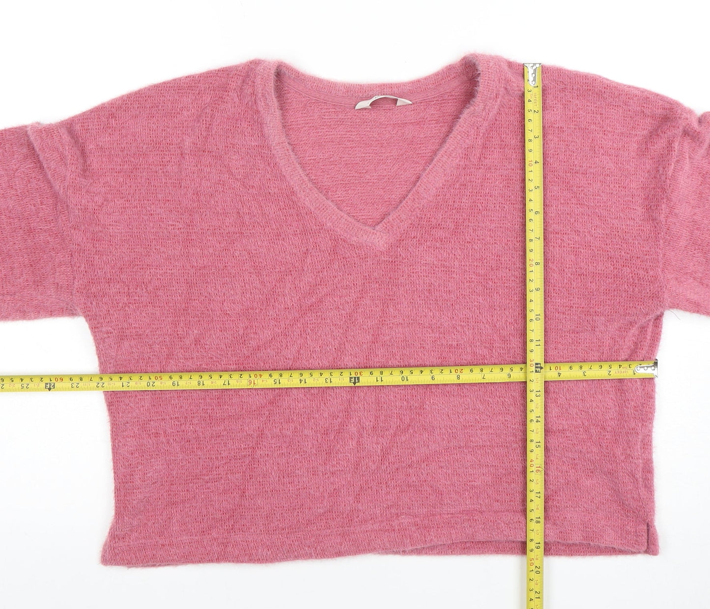 Womens UK Size M Marks and Spencer Pink Pullover Jumper