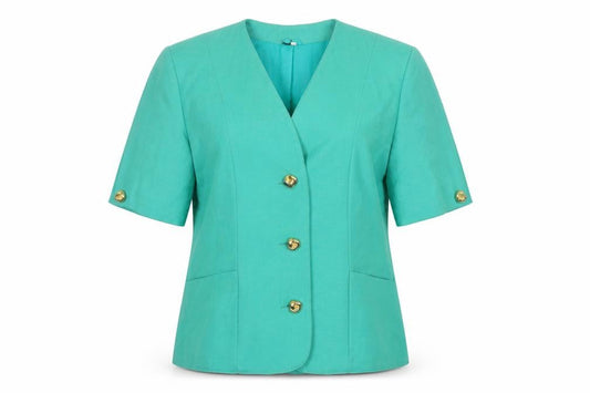 Womens UK Size 14 First Avenue Regular Green Suit Top