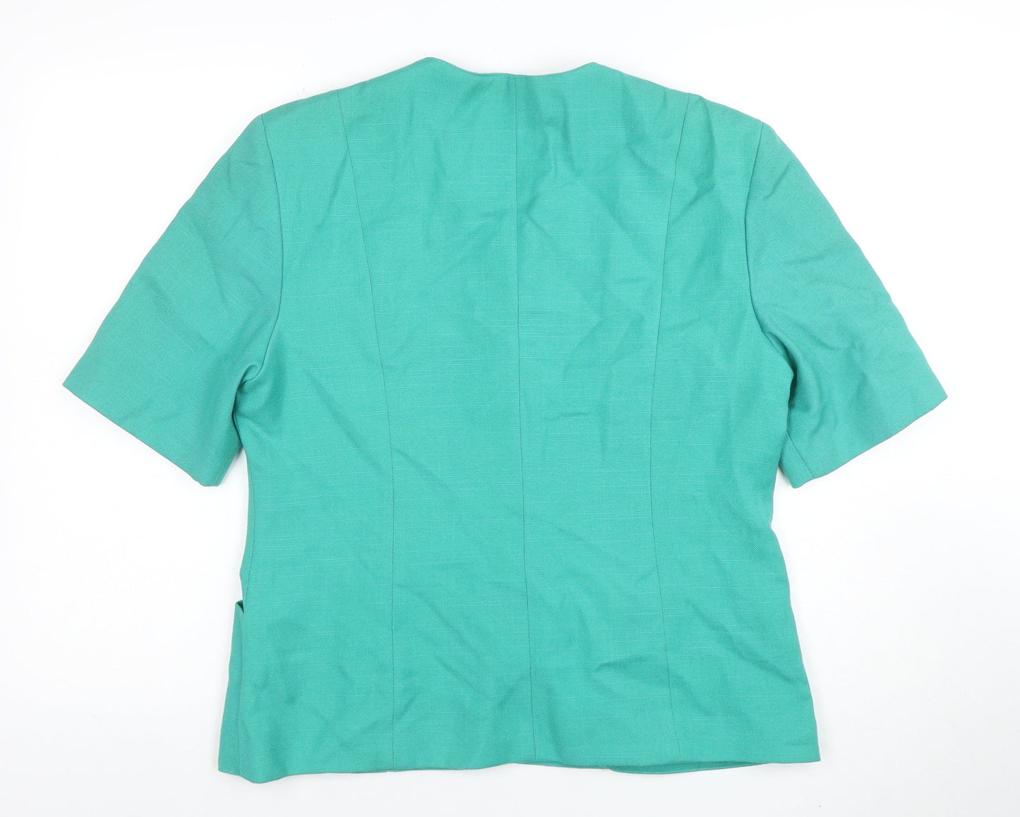 Womens UK Size 14 First Avenue Regular Green Suit Top