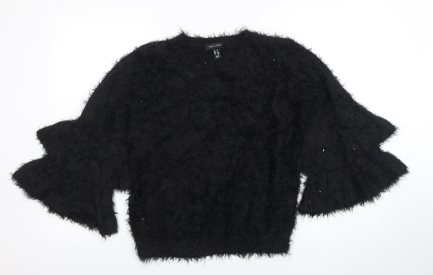 Womens UK Size M New Look Black Pullover Jumper