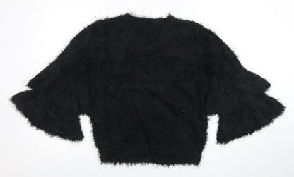 Womens UK Size M New Look Black Pullover Jumper