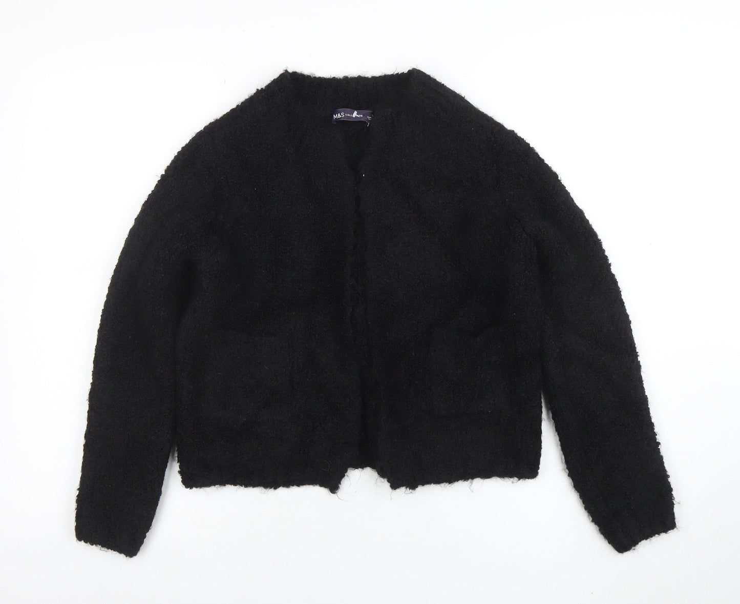 Womens UK Size S Marks and Spencer Black Basic Jacket
