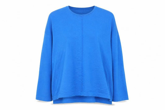 Womens UK Size S Hush Blue Pullover Jumper