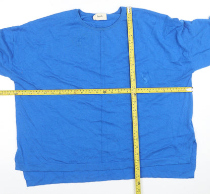 Womens UK Size S Hush Blue Pullover Jumper