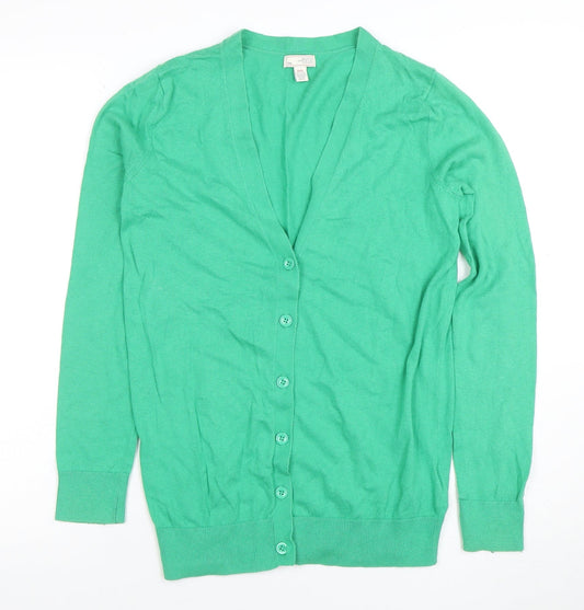 Womens UK Size XS Gap Green Cardigan Jumper