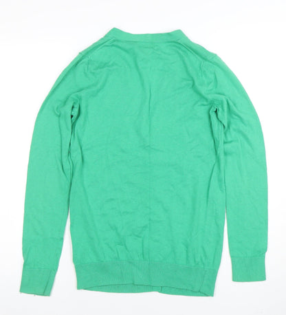 Womens UK Size XS Gap Green Cardigan Jumper