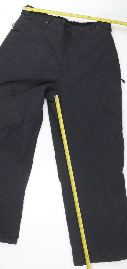 Parallel Men's Black L Snowproof Insulated Ski Snow Pants