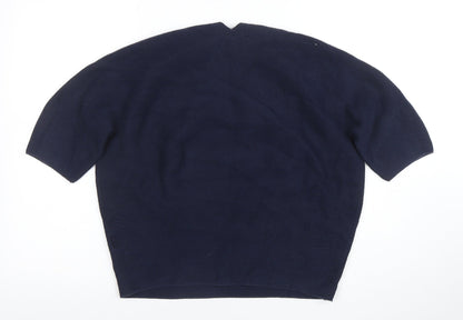 Womens UK Size XL Uniqlo Blue Pullover Jumper
