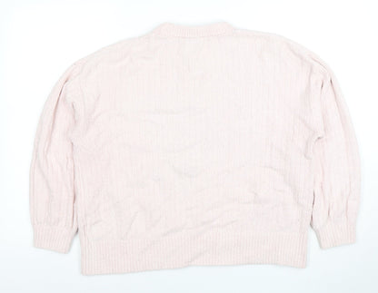 Womens UK Size 10 & Other Stories Pink Pullover Jumper