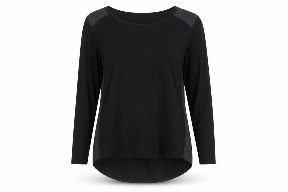 Womens UK Size XL Cynthia Rowley Black Basic Blouse