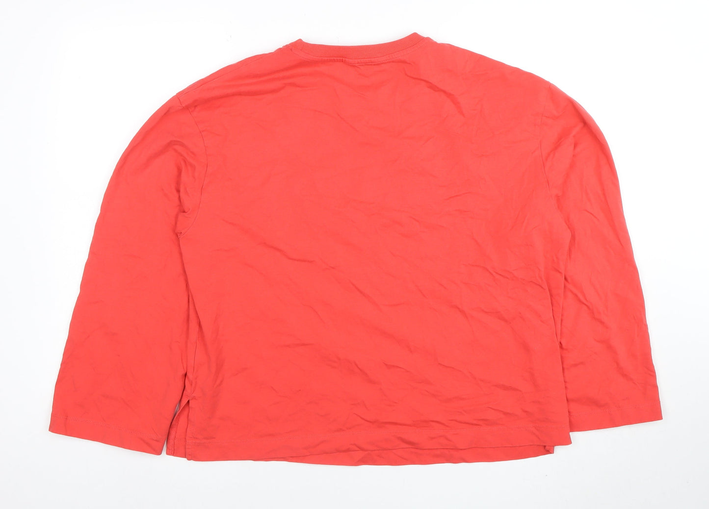 Womens UK Size L NEXT Red Basic T-Shirt