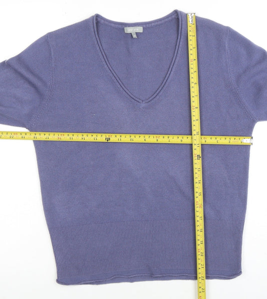 Womens UK Size 14 Marks and Spencer Blue Pullover Jumper