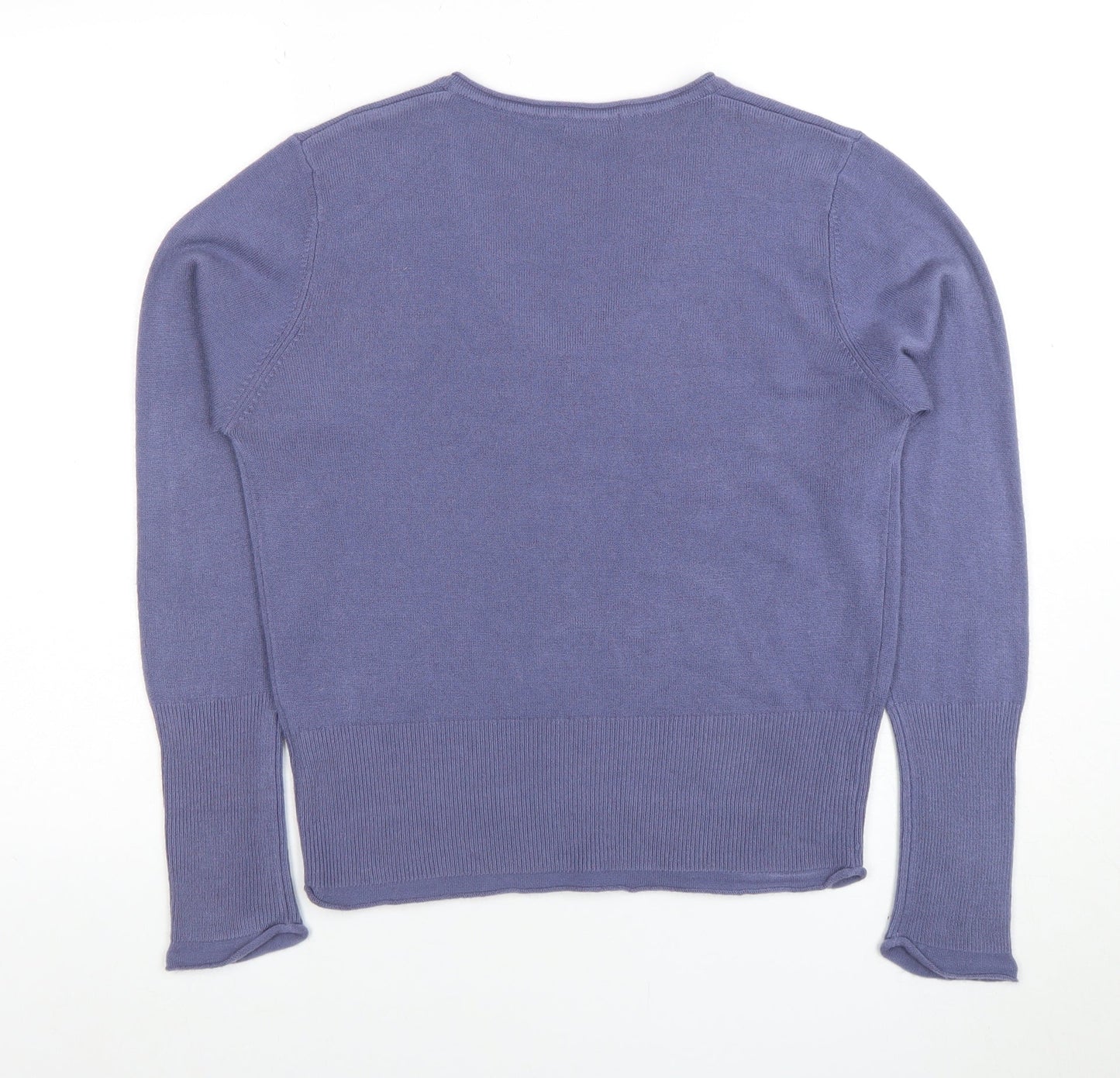 Womens UK Size 14 Marks and Spencer Blue Pullover Jumper