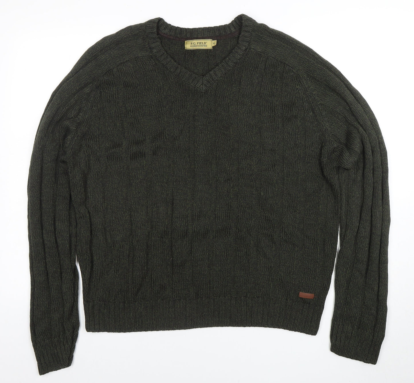 Mens UK Size XL P.G. Field Green Pullover Jumper