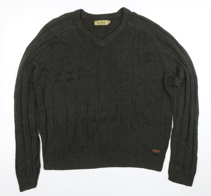 Mens UK Size XL P.G. Field Green Pullover Jumper