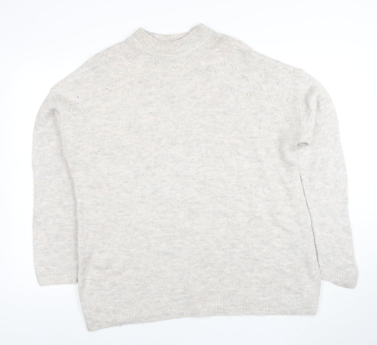 Womens UK Size 20 NEXT Beige Pullover Jumper