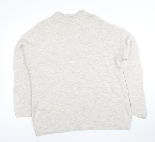 Womens UK Size 20 NEXT Beige Pullover Jumper