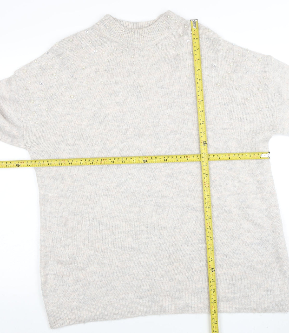 Womens UK Size 20 NEXT Beige Pullover Jumper