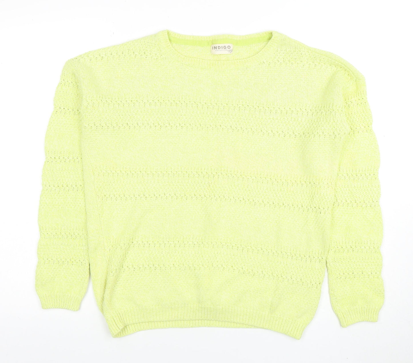 Womens UK Size 12 Marks and Spencer Green Pullover Jumper