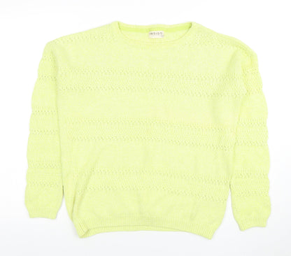 Womens UK Size 12 Marks and Spencer Green Pullover Jumper